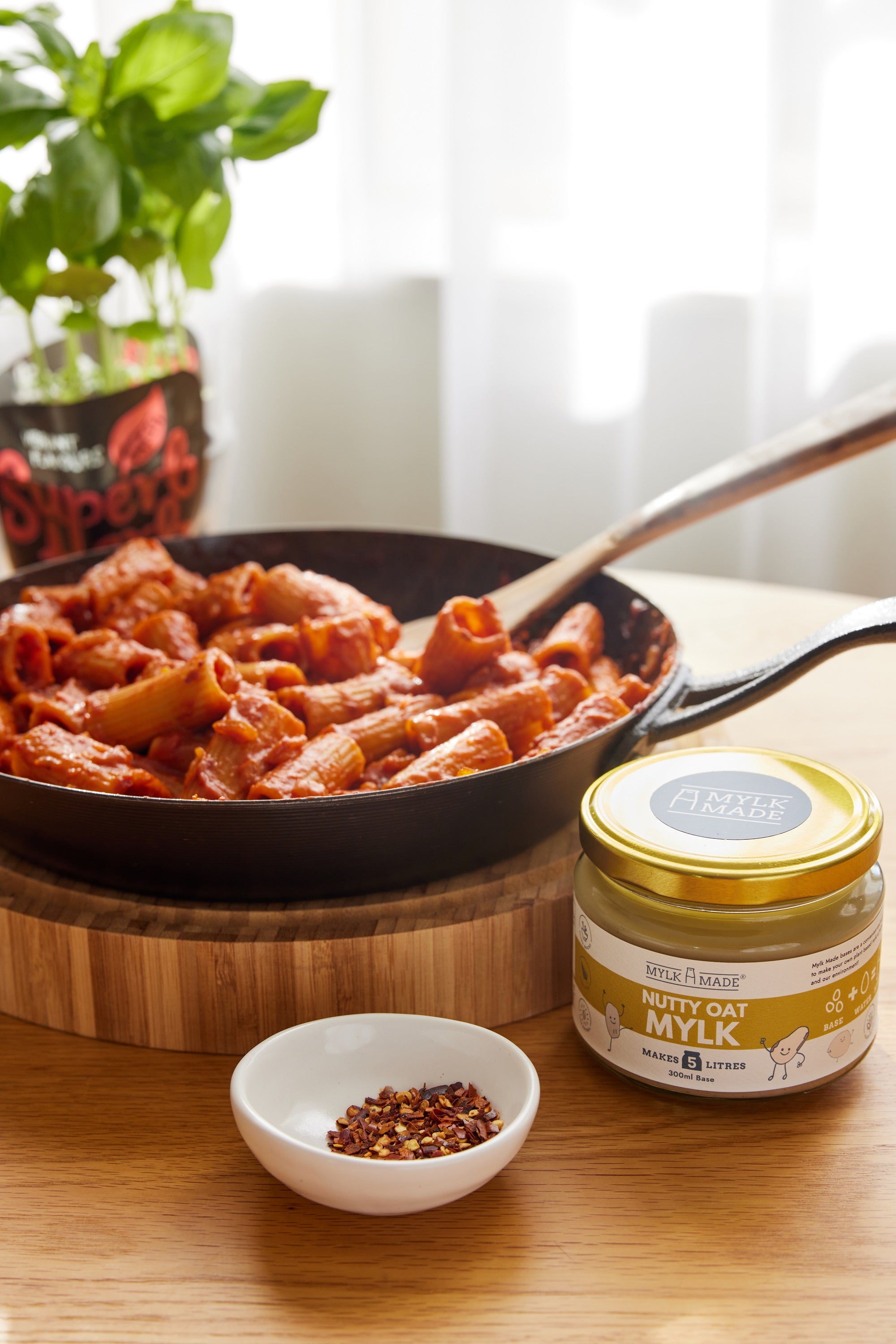 Creamy Vodka Pasta – Mylk Made - Nut and Seed Mylk Bases