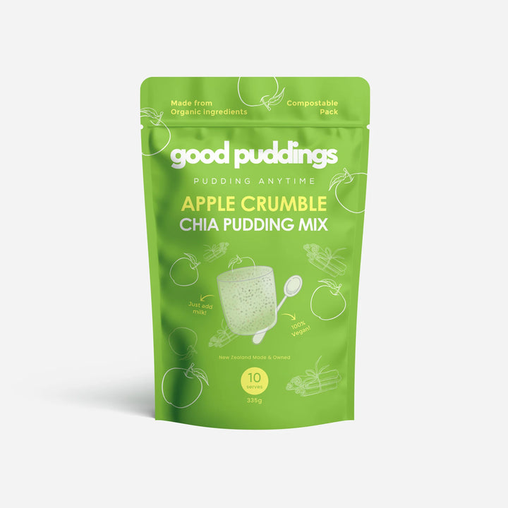 Good Puddings: Apple Crumble Chia Pudding Mix