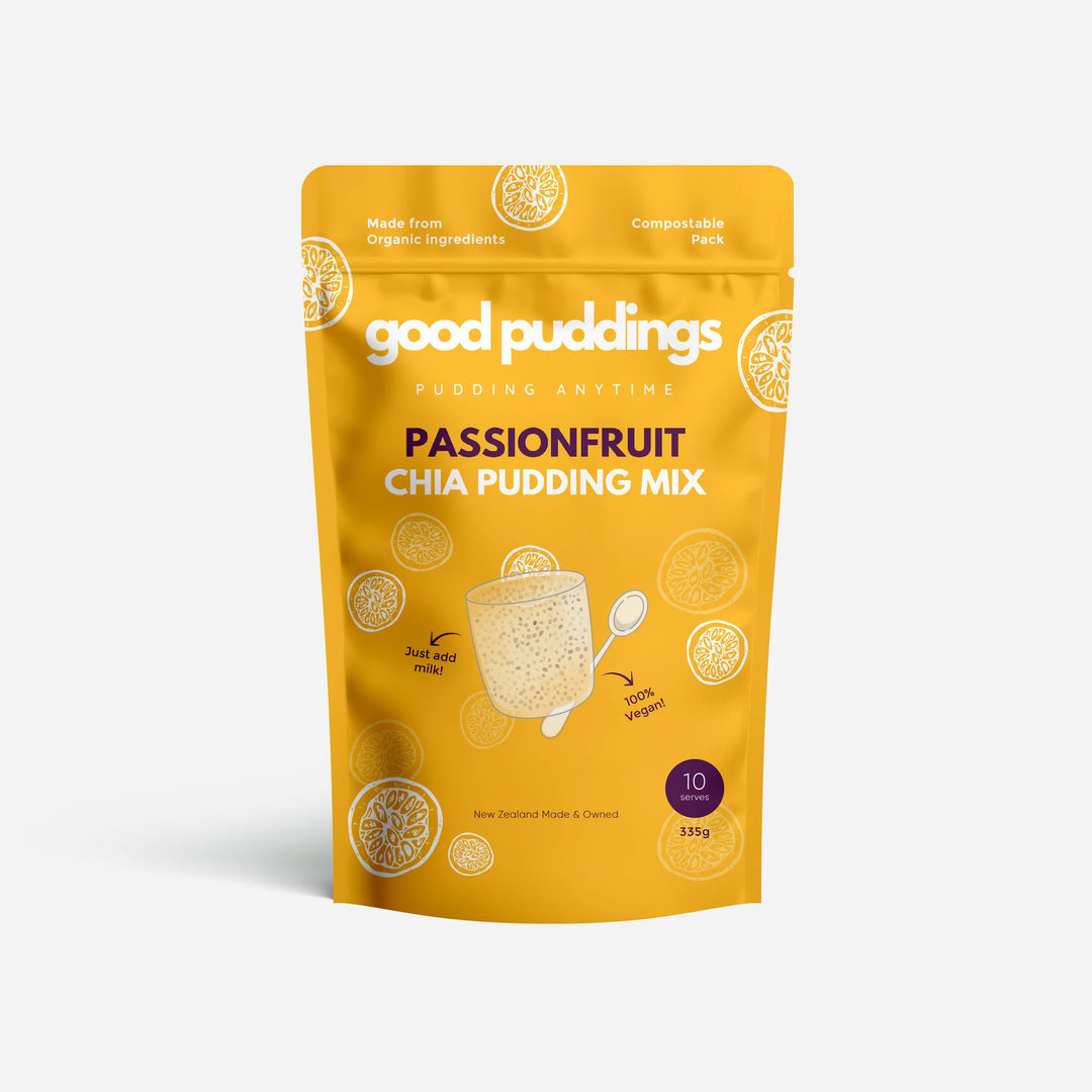 Good Puddings: Passionfruit Chia Pudding Mix