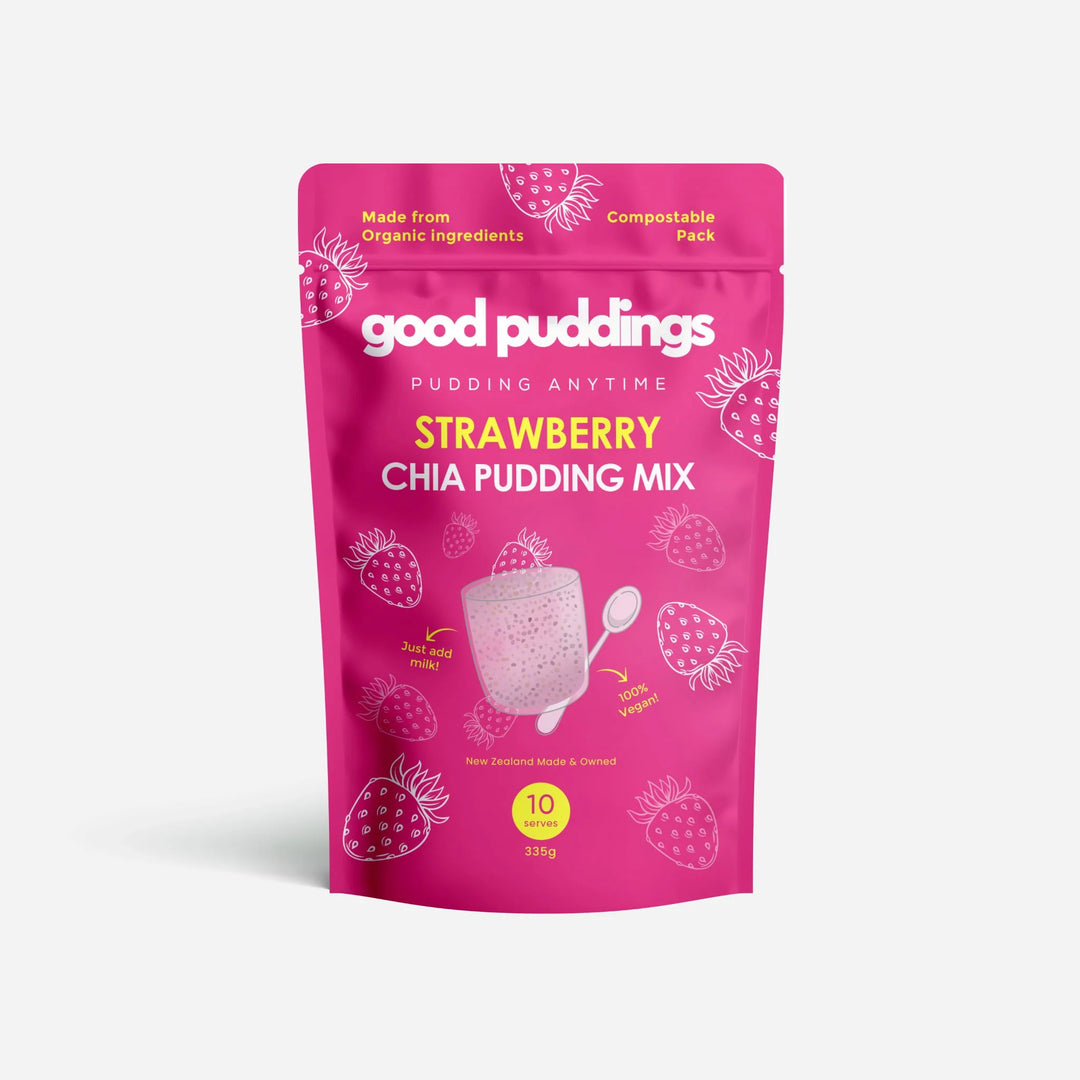 Good Puddings: Strawberry Chia Pudding Mix