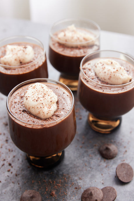 Decadent Cacao Mousse (Dairy free OR Vegan option)