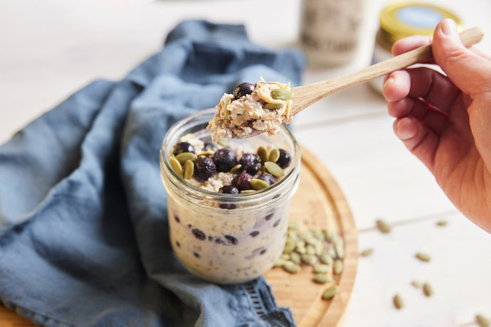 Berry & Superseed Overnight Oats