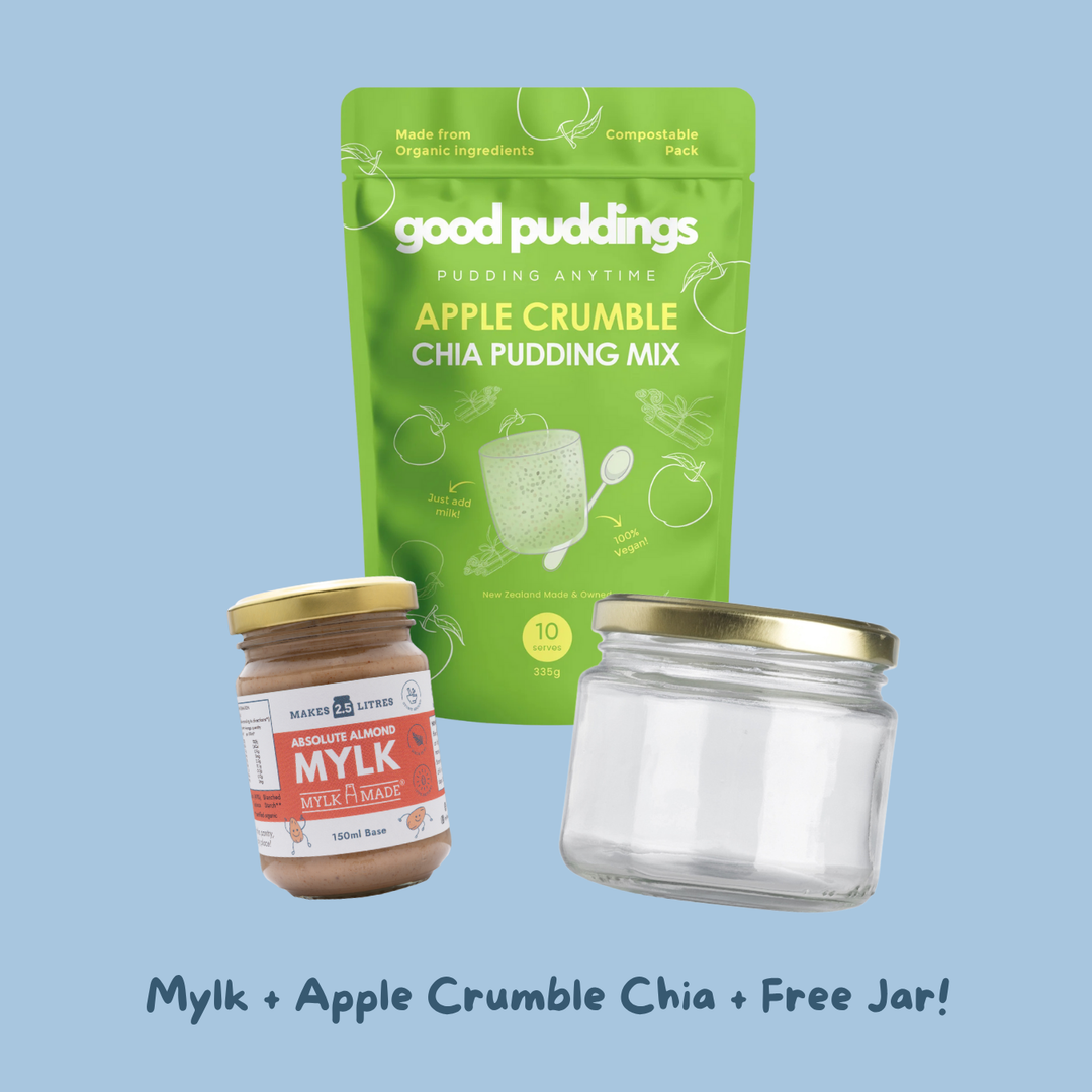 Apple Crumble Chia & Mylk Bundle + Free Jar!