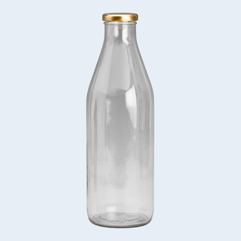 1L Plain Glass Mylk Bottle