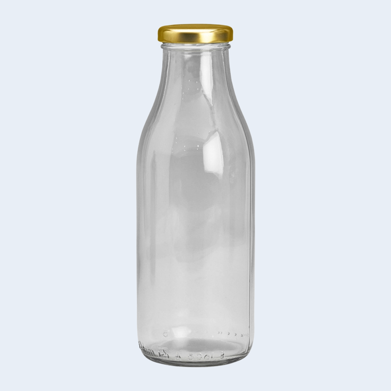 750ml Plain Glass Mylk Bottle
