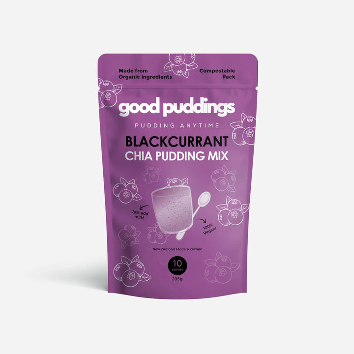 Good Puddings: Blackcurrent Chia Pudding Mix