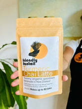 Load image into Gallery viewer, Friendly Fantail Organic Turmeric Chai Latte 100g
