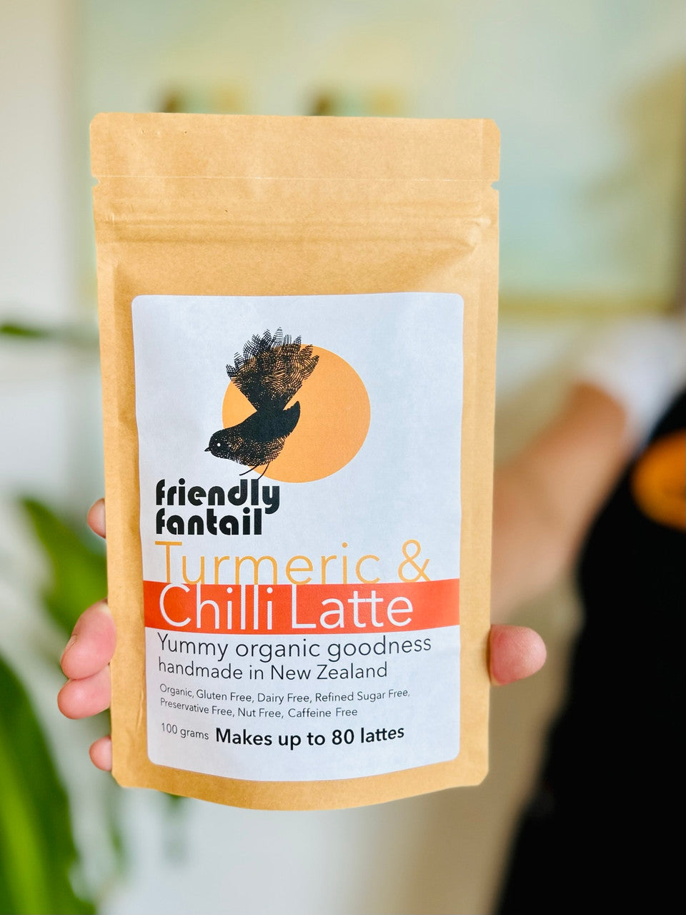 Friendly Fantail Organic Turmeric & Chilli Latte 100g