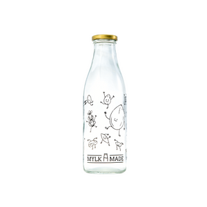 1L Glass Mylk Bottle
